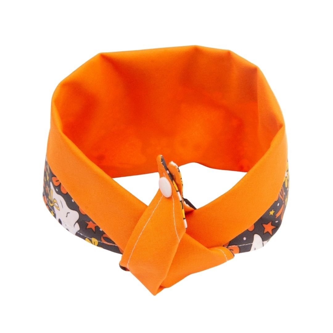 Tie and Snap Floral Ghosts by Life for Pawz – Handmade for pets