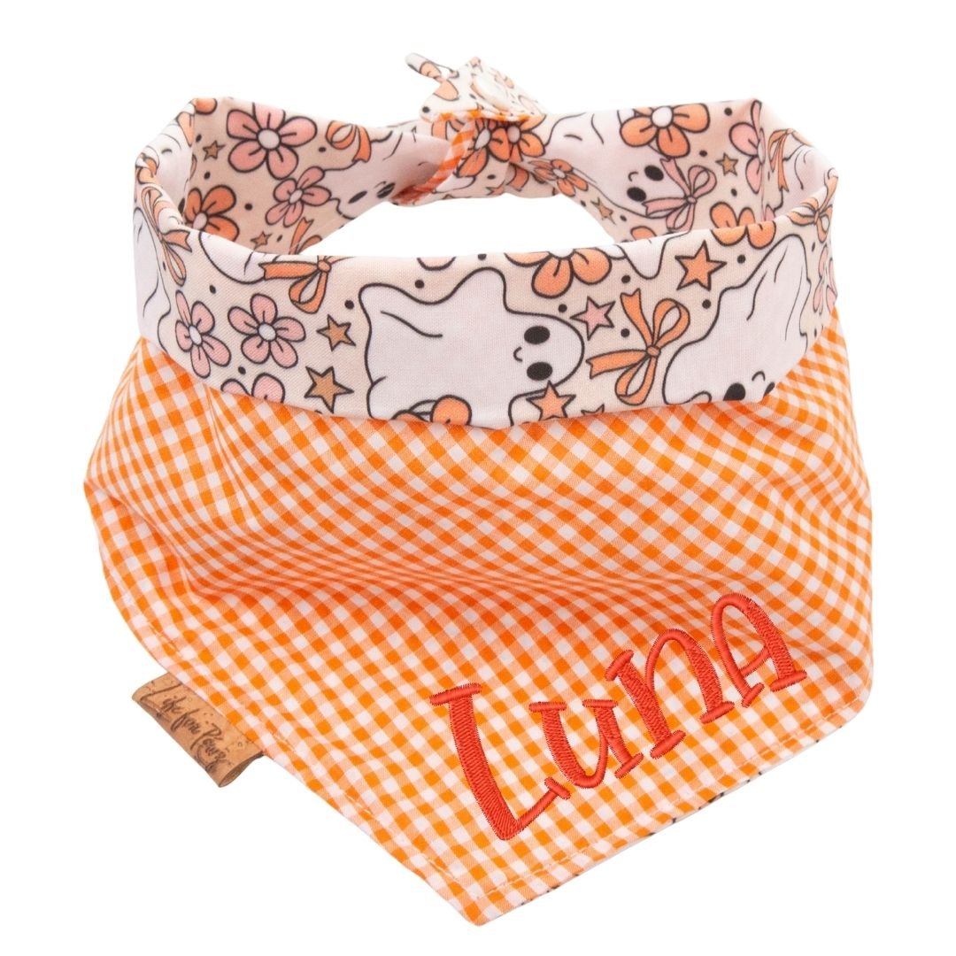 Tie and Snap Ghost Garden by Life for Pawz – Handmade for pets