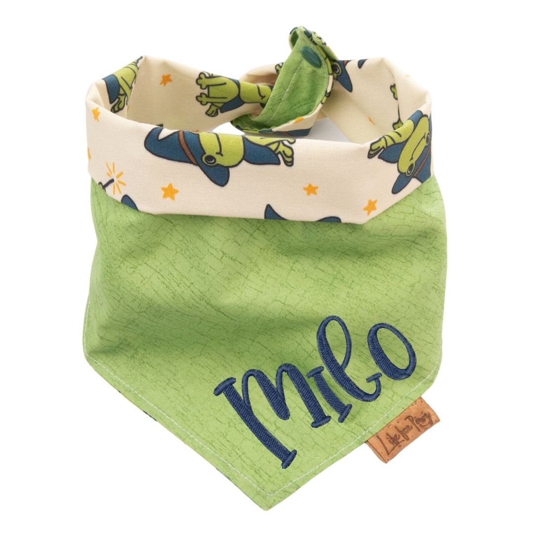 Tie and Snap Hoppy Haunts by Life for Pawz – Handmade for pets