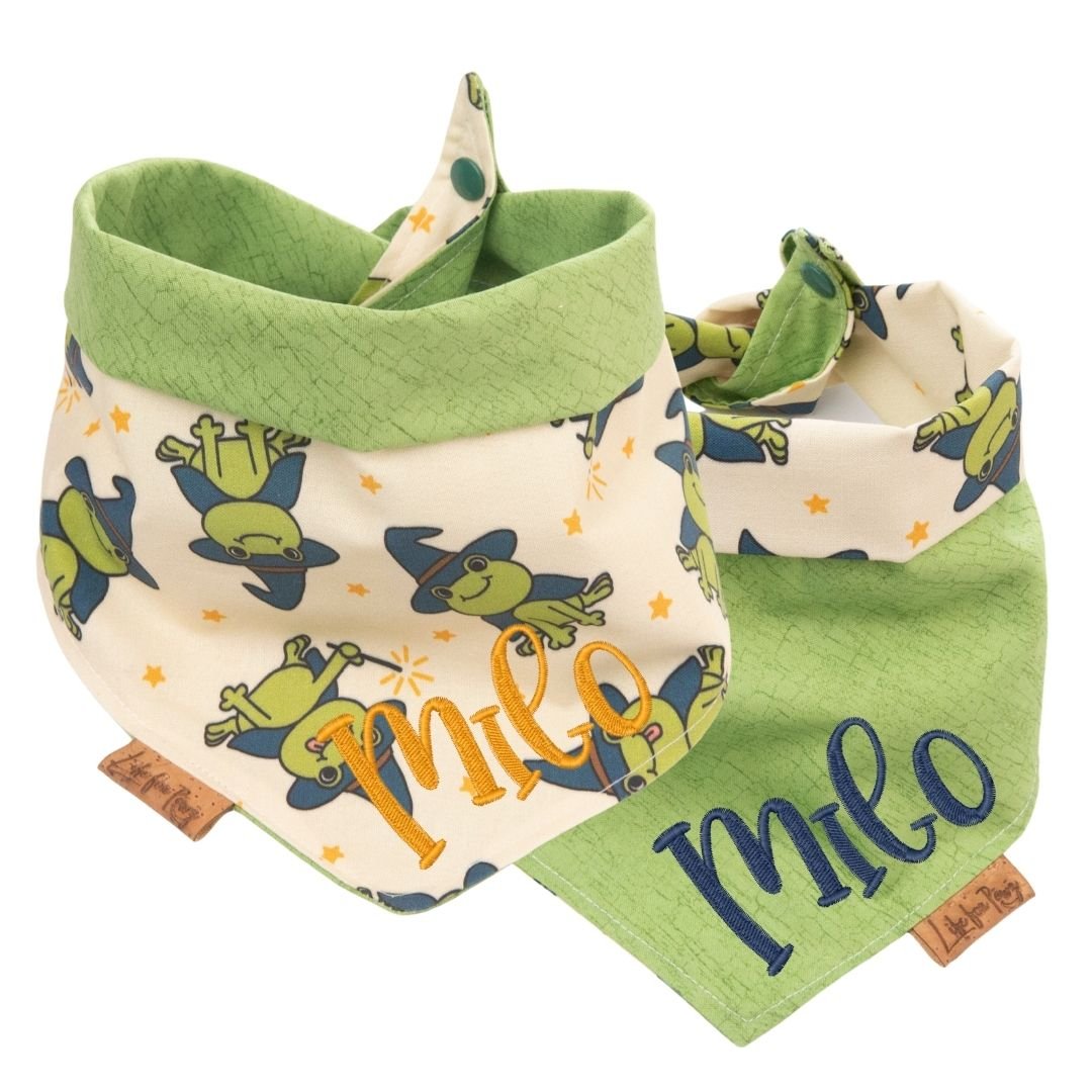 Tie and Snap Hoppy Haunts by Life for Pawz – Handmade for pets