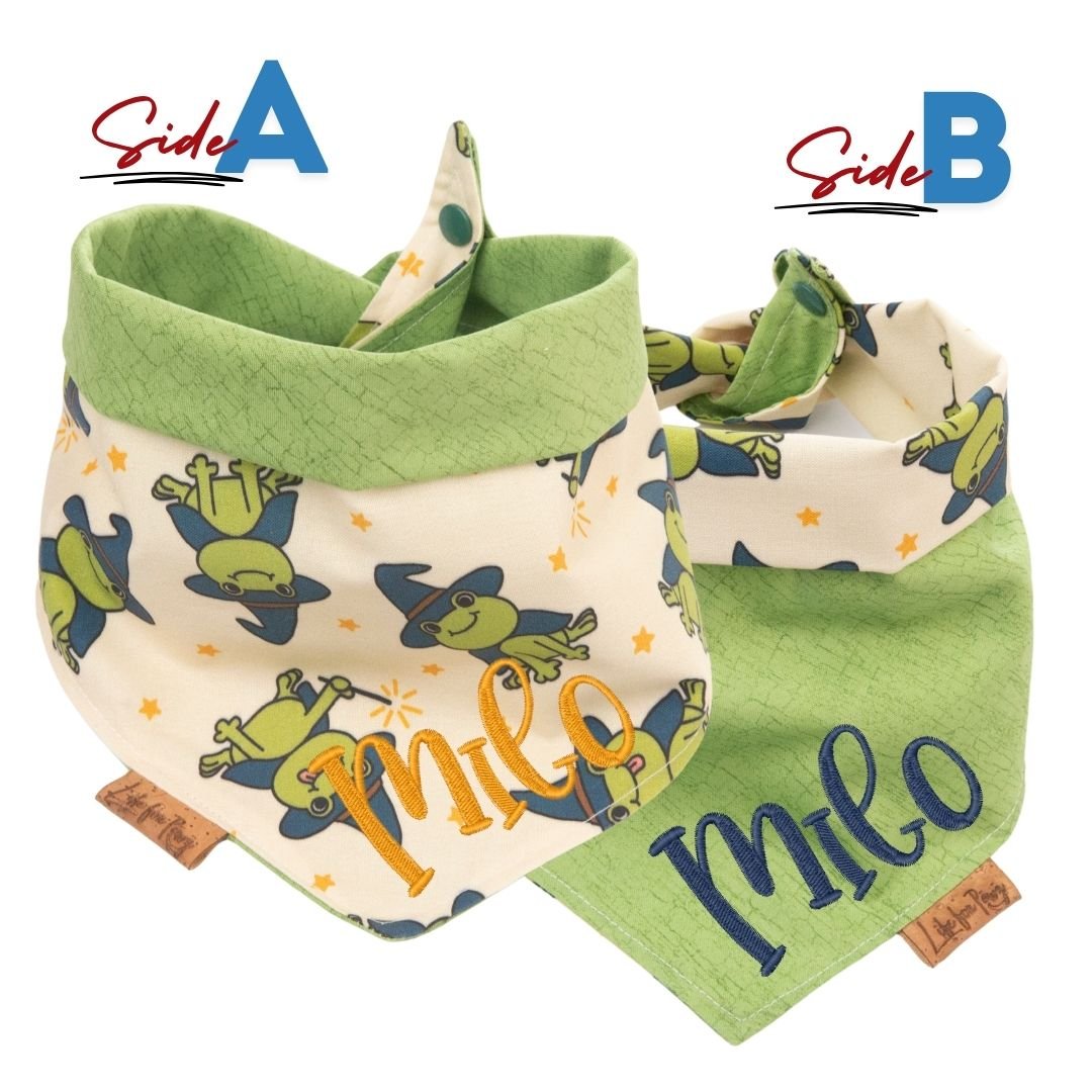 Tie and Snap Hoppy Haunts by Life for Pawz – Handmade for pets