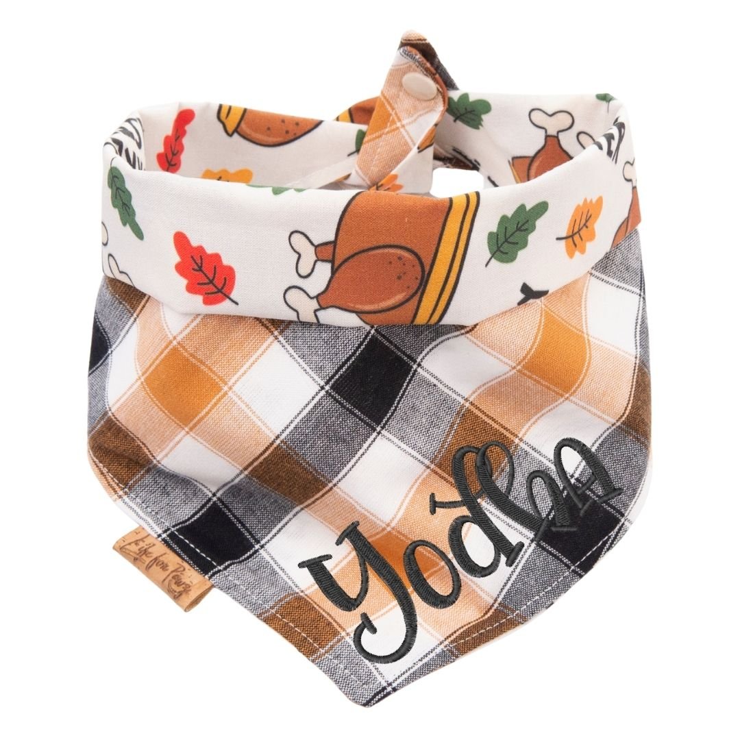 Tie and Snap Turkey Taster by Life for Pawz – Handmade for pets