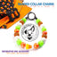 beaded dog necklace Candy Corn Charm by Life for Pawz – Handmade for pets