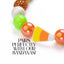beaded dog necklace Candy Corn Charm by Life for Pawz – Handmade for pets