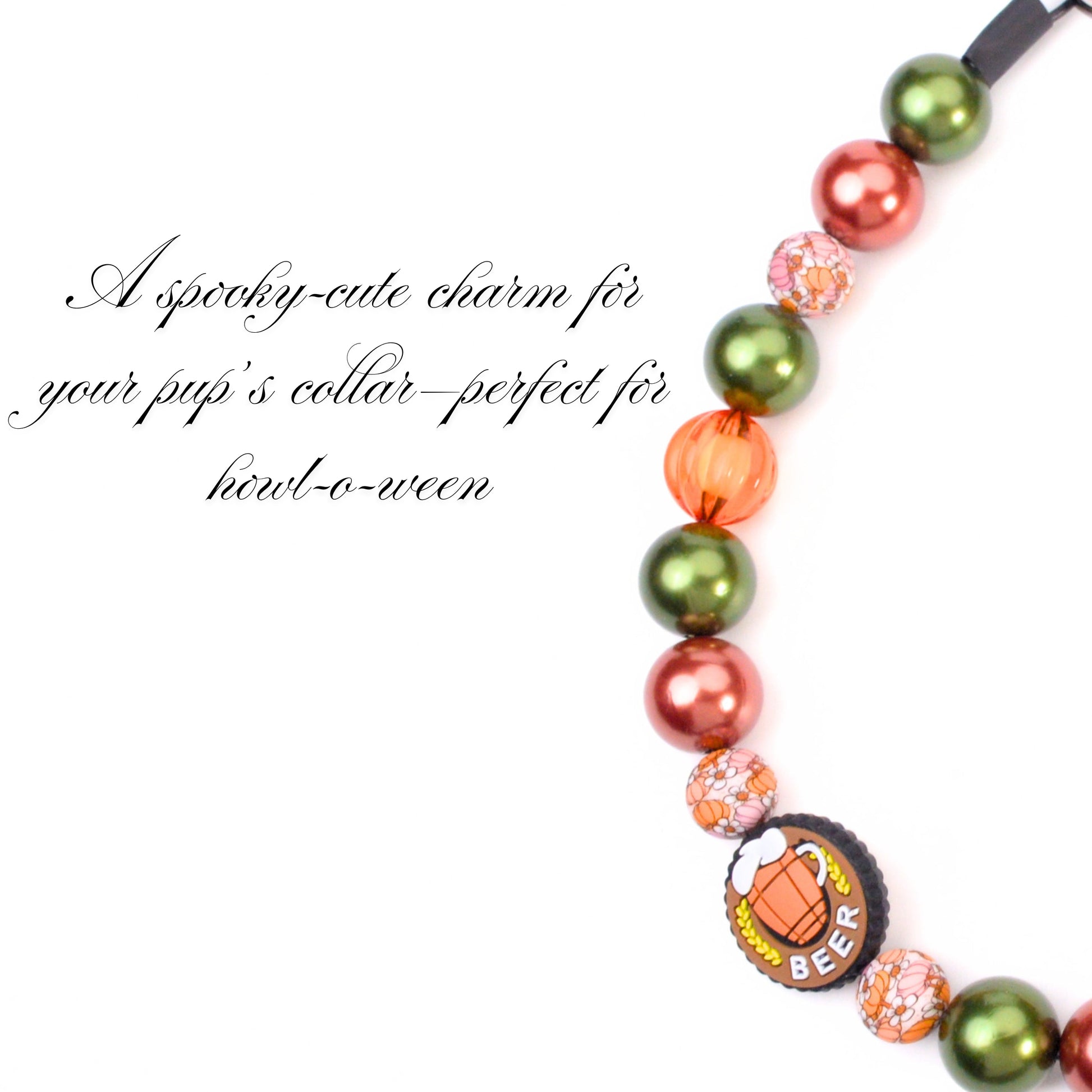 beaded dog necklace Cheers & Beads Dog Collar by Life for Pawz – Handmade for pets