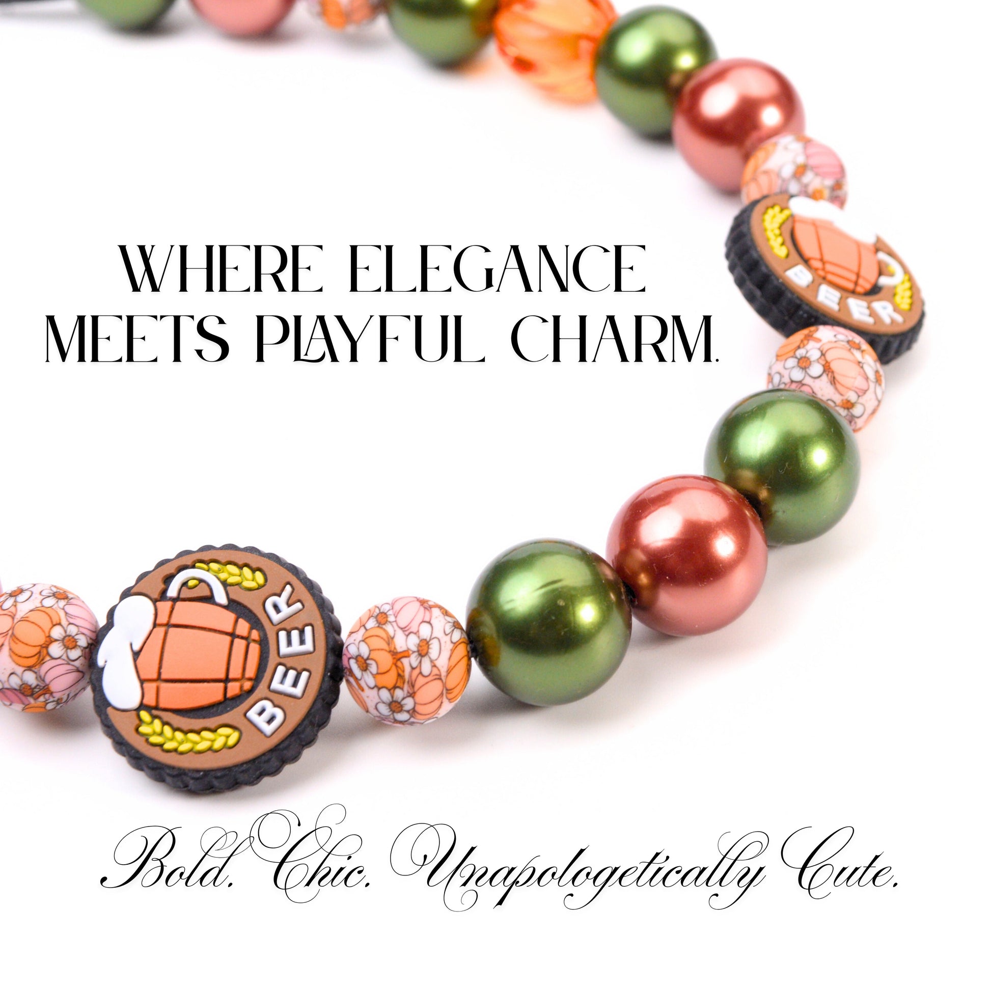 beaded dog necklace Cheers & Beads Dog Collar by Life for Pawz – Handmade for pets