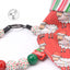 beaded dog necklace Christmas Truck Beaded Dog Collar by Life for Pawz – Handmade for pets