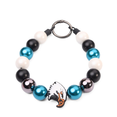 beaded dog necklace Game Day Eagle Beaded Dog Collar by Life for Pawz – Handmade for pets