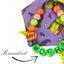beaded dog necklace Halloween Dog Beaded Charm - Custom Name by Life for Pawz – Handmade for pets