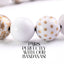 beaded dog necklace New Year’s Gold Charm by Life for Pawz – Handmade for pets