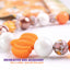 beaded dog necklace Pumpkin Harvest Charm by Life for Pawz – Handmade for pets