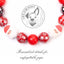 beaded dog necklace Santa & Snowflakes Christmas Beaded Dog Collar by Life for Pawz – Handmade for pets