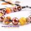 beaded dog necklace Thanksgiving Turkey Charm by Life for Pawz – Handmade for pets