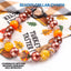 beaded dog necklace Thanksgiving Turkey Charm by Life for Pawz – Handmade for pets