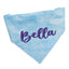 Dog bandana Blue Stars Embroidered Scrunchie Dog Bandana - Life for Pawz - 