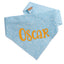 Dog bandana Blue Swirl Embroidered Scrunchie Dog Bandana - Life for Pawz - 
