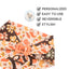 Bone Clasp Fall Paw Print Bandana by Life for Pawz – Handmade for pets