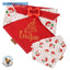 Bone Clasp Playful Santa Bone Clasp Closure Dog Bandana by Life for Pawz – Handmade for pets