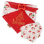 Bone Clasp Playful Santa Bone Clasp Closure Dog Bandana by Life for Pawz – Handmade for pets