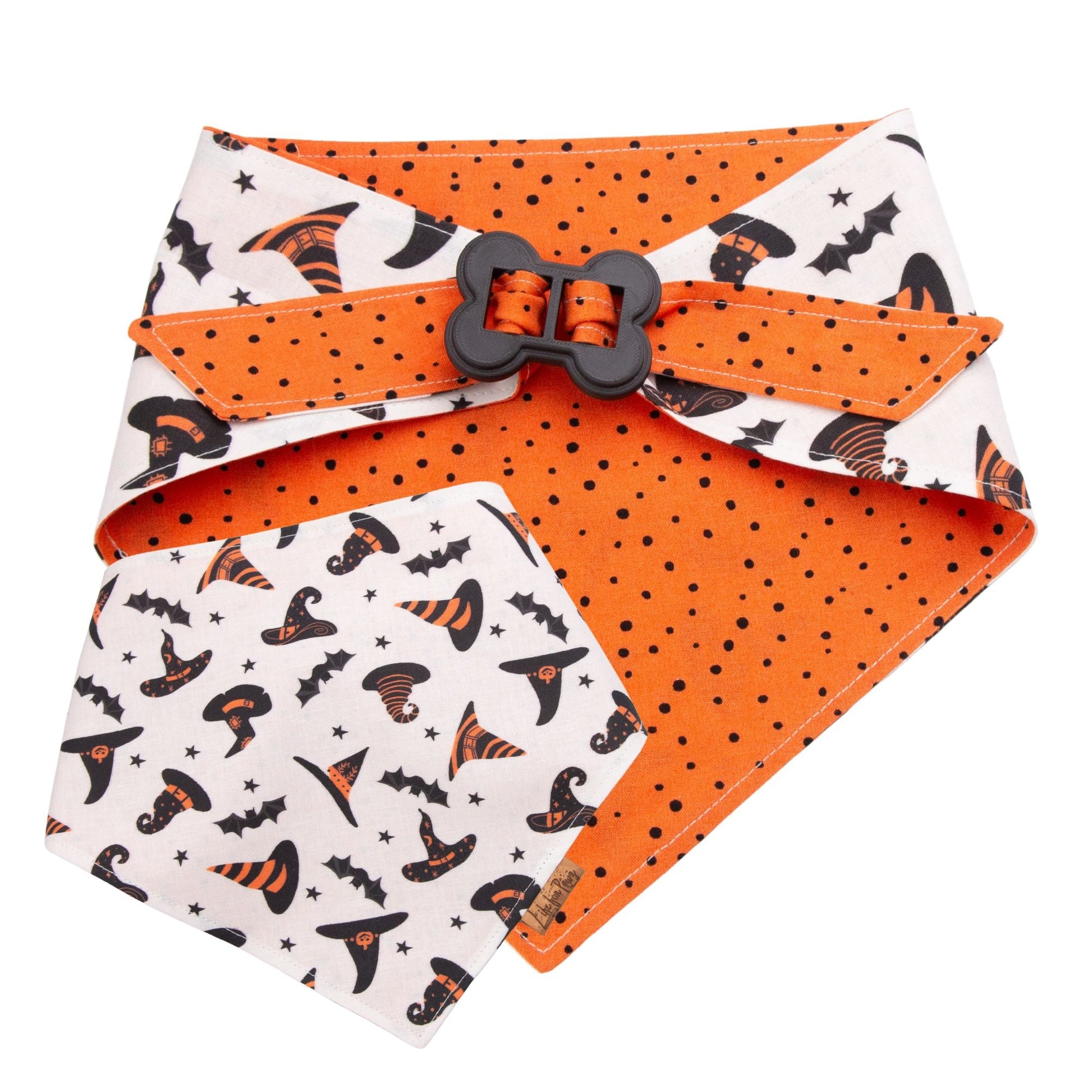 Bone Clasp Witchy Dots by Life for Pawz – Handmade for pets