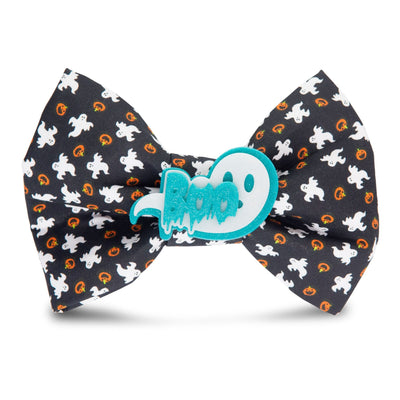 Bowtie Black Ghost Boo Bowtie by Life for Pawz – Handmade for pets