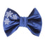 Bowtie Blue Velvet Dog Snowflake Bowtie by Life for Pawz – Handmade for pets