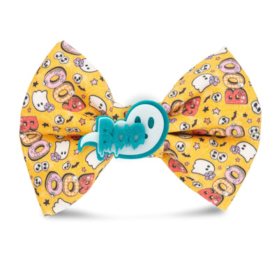 Bowtie BOO Ghost Bow by Life for Pawz – Handmade for pets