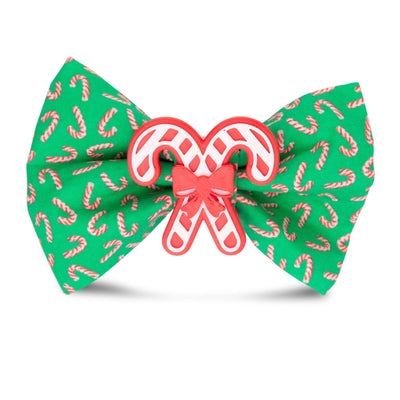 Bowtie Candy Cane Christmas by Life for Pawz – Handmade for pets