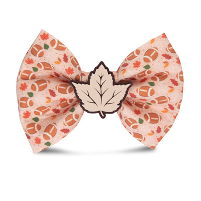 Bowtie Fall Football Bowtie by Life for Pawz – Handmade for pets