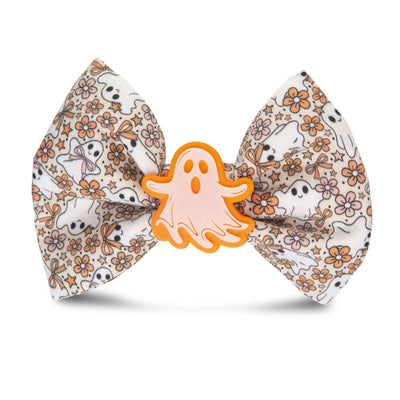 Bowtie Floral Ghost Fall Bowtie by Life for Pawz – Handmade for pets