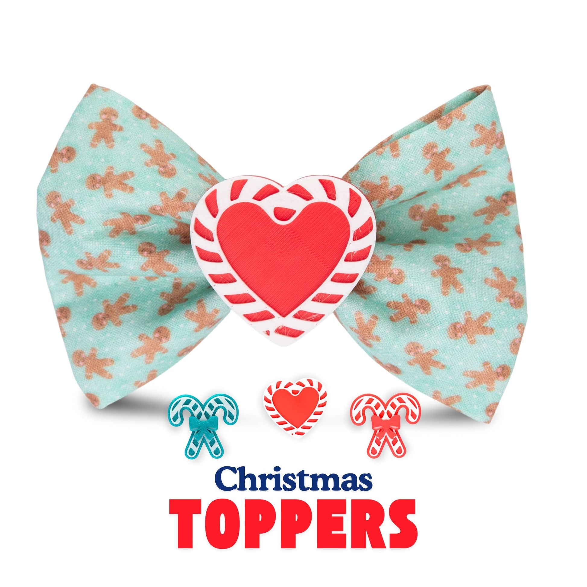 Bowtie Gingerbread Holiday Bowtie by Life for Pawz – Handmade for pets
