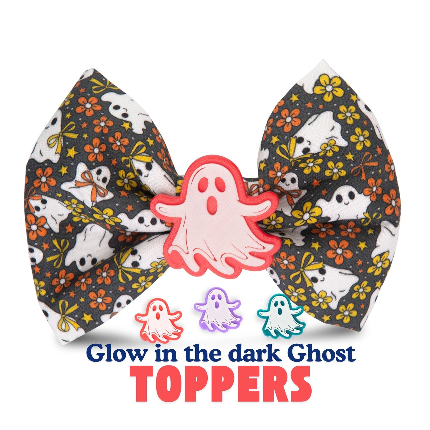 Bowtie Glow - in - the - Dark Ghost Bowtie by Life for Pawz – Handmade for pets