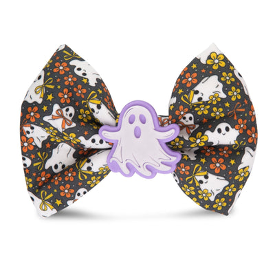 Bowtie Glow - in - the - Dark Ghost Bowtie by Life for Pawz – Handmade for pets