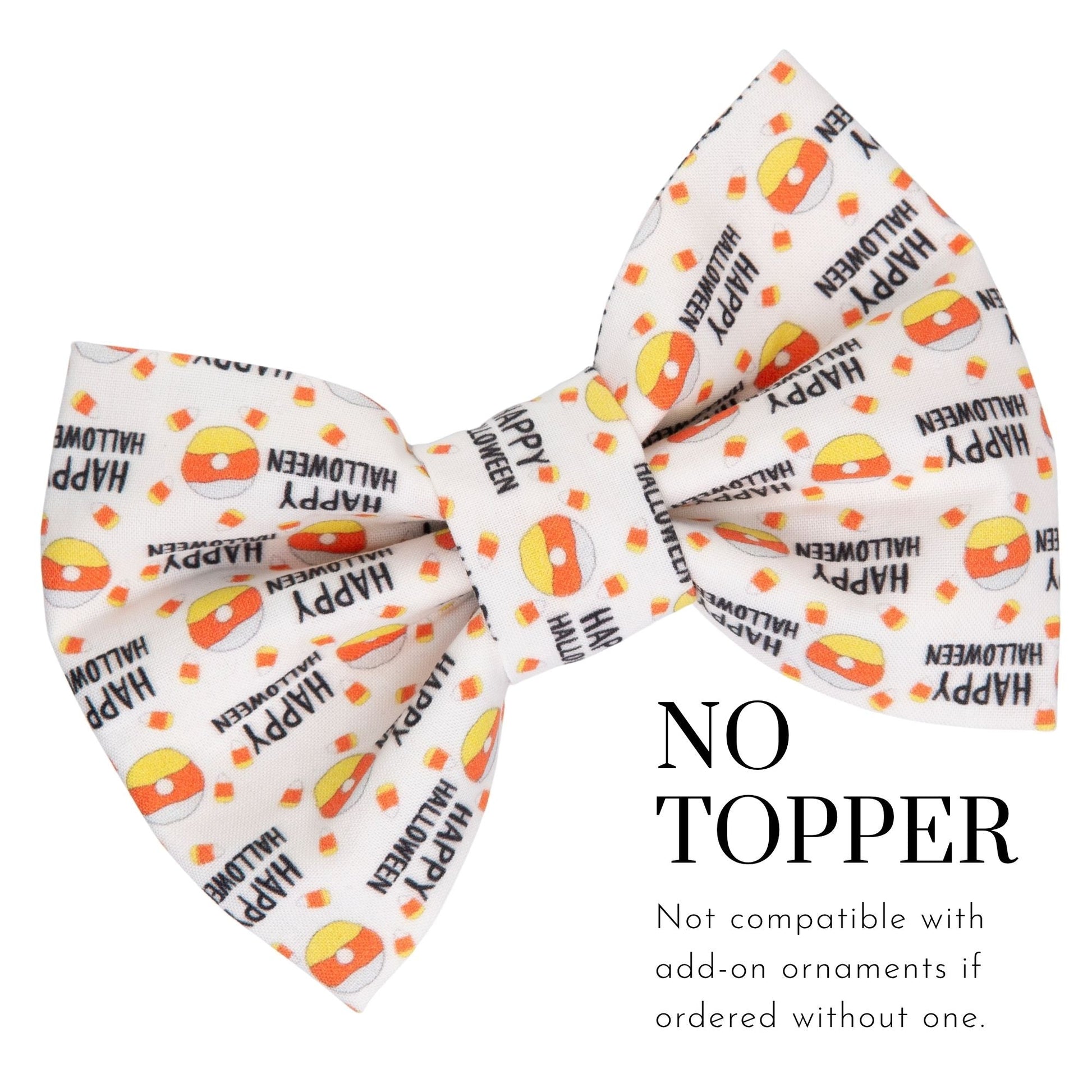 Bowtie Happy Halloween Candy Corn Bowtie by Life for Pawz – Handmade for pets