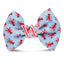 Bowtie Lobster Oversized Bow with Initial by Life for Pawz – Handmade for pets