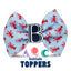 Bowtie Lobster Oversized Bow with Initial by Life for Pawz – Handmade for pets