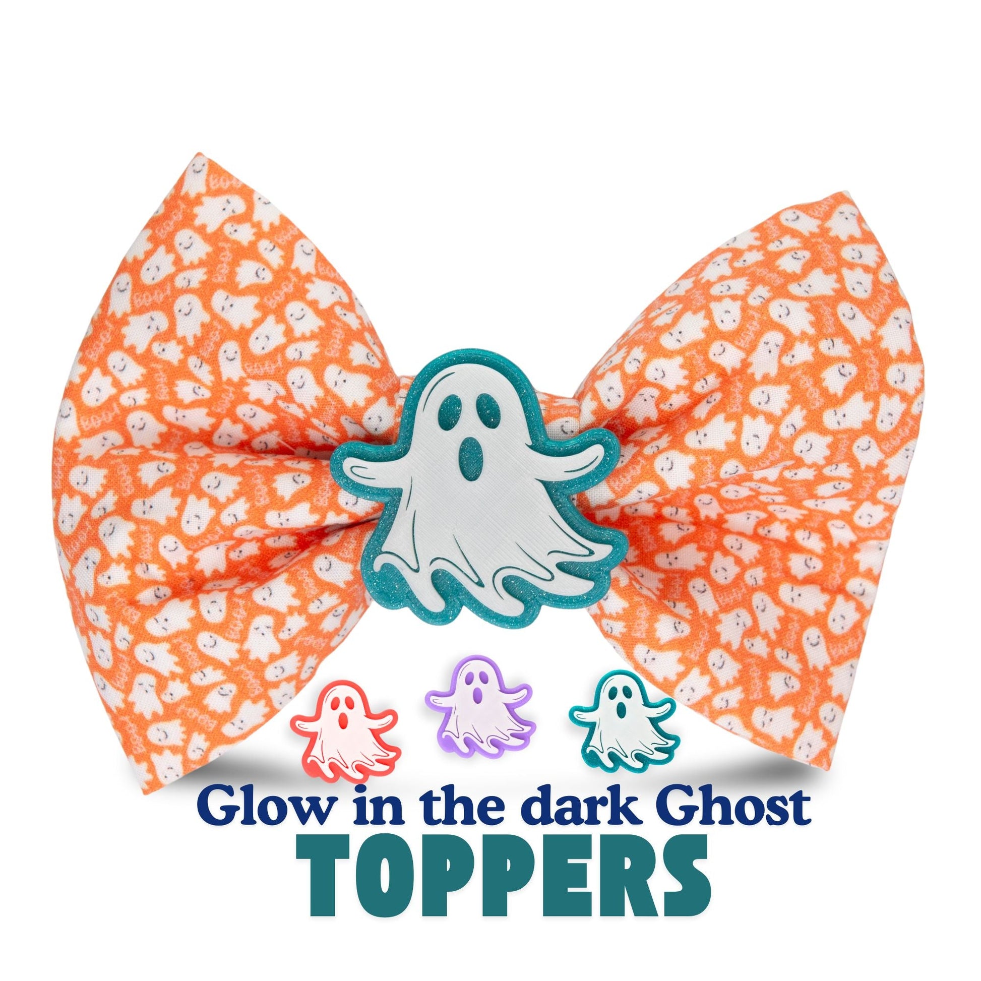Bowtie Mini Ghost Orange Bowtie by Life for Pawz – Handmade for pets