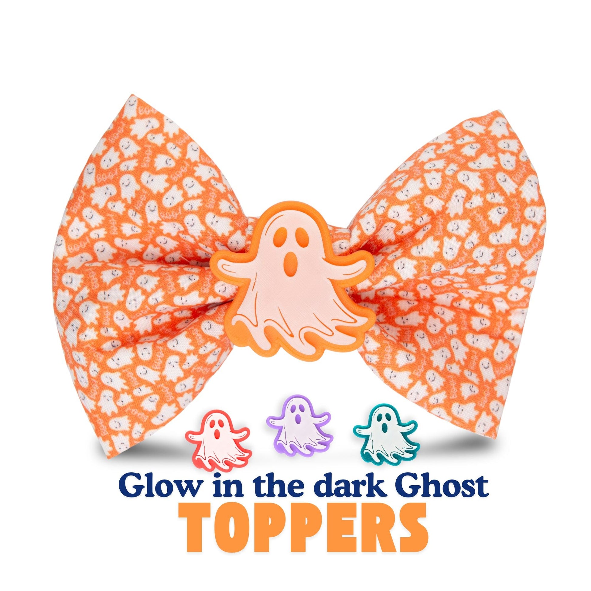 Bowtie Mini Ghost Orange Bowtie by Life for Pawz – Handmade for pets