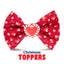Bowtie Red Christmas Bowtie by Life for Pawz – Handmade for pets