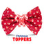 Bowtie Red Christmas Bowtie by Life for Pawz – Handmade for pets