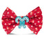 Bowtie Red Christmas Bowtie by Life for Pawz – Handmade for pets