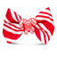 Bowtie Red Stripe Bowtie by Life for Pawz – Handmade for pets