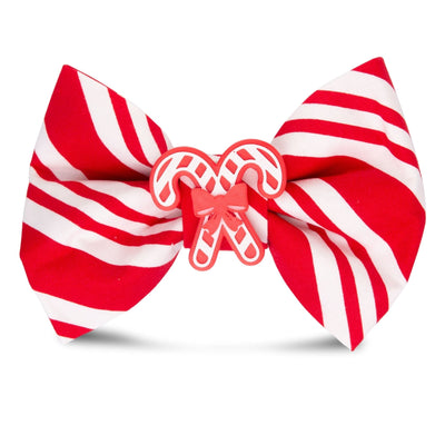 Bowtie Red Stripe Bowtie by Life for Pawz – Handmade for pets