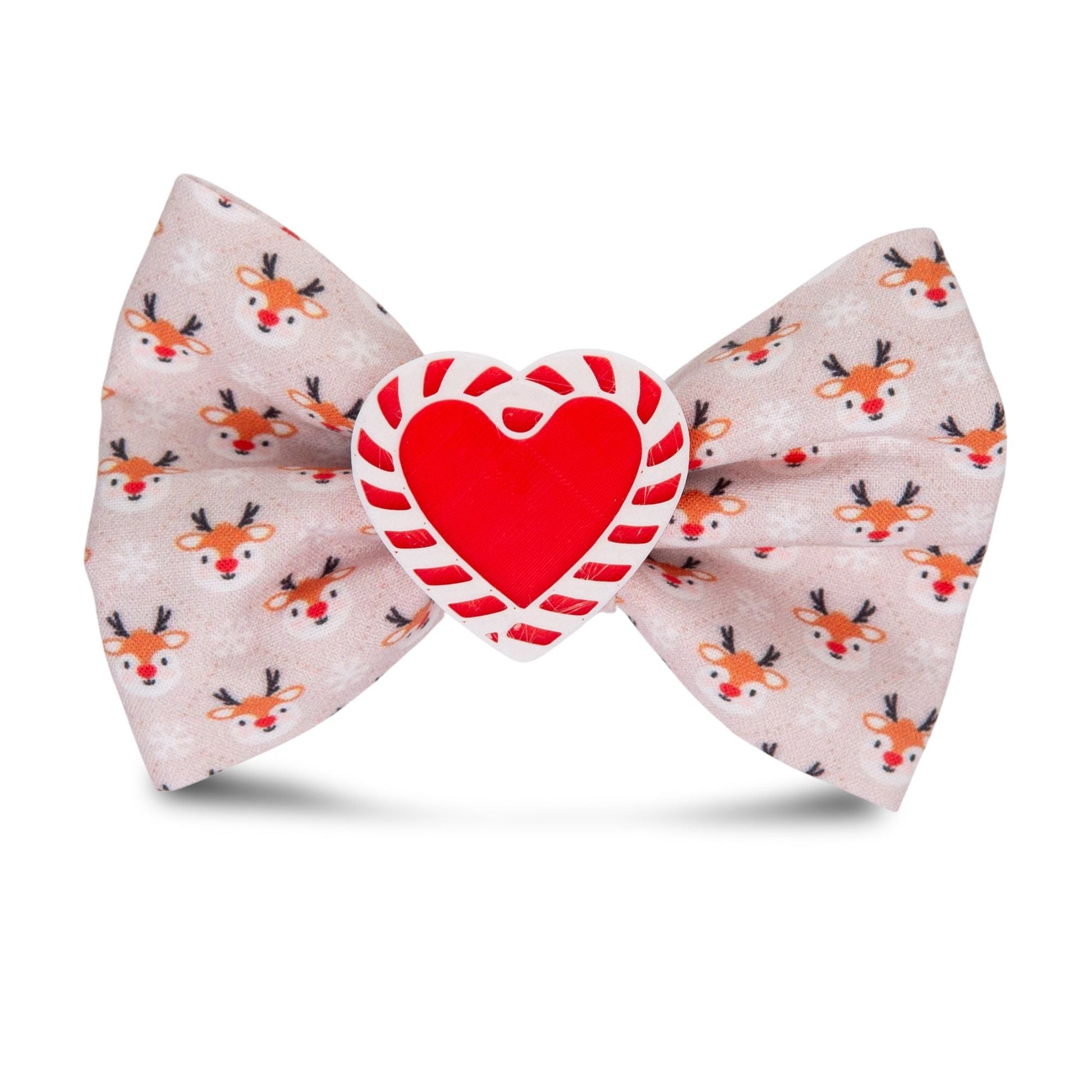 Bowtie Reindeer Holiday Bowtie by Life for Pawz – Handmade for pets