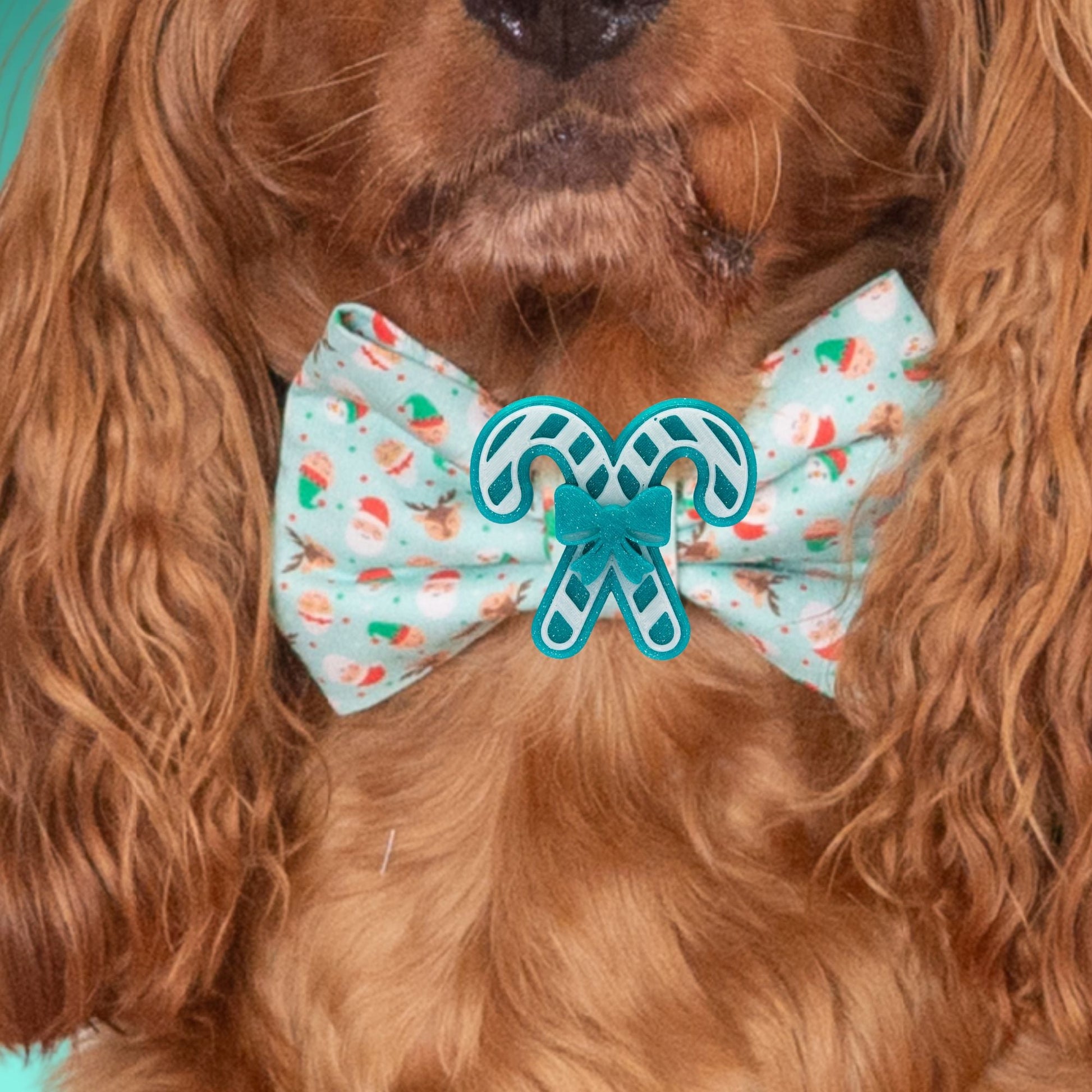 Bowtie Santa & Reindeer Bowtie by Life for Pawz – Handmade for pets