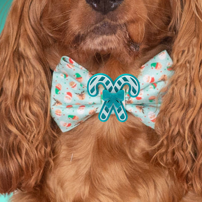 Bowtie Santa & Reindeer Bowtie by Life for Pawz – Handmade for pets
