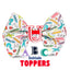 Bowtie School Oversized Bow with Initial by Life for Pawz – Handmade for pets