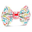 Bowtie School Oversized Bow with Initial by Life for Pawz – Handmade for pets