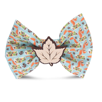 Bowtie Squirrel Patrol Bowtie by Life for Pawz – Handmade for pets