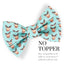 Bowtie Teal Reindeer Bowtie by Life for Pawz – Handmade for pets
